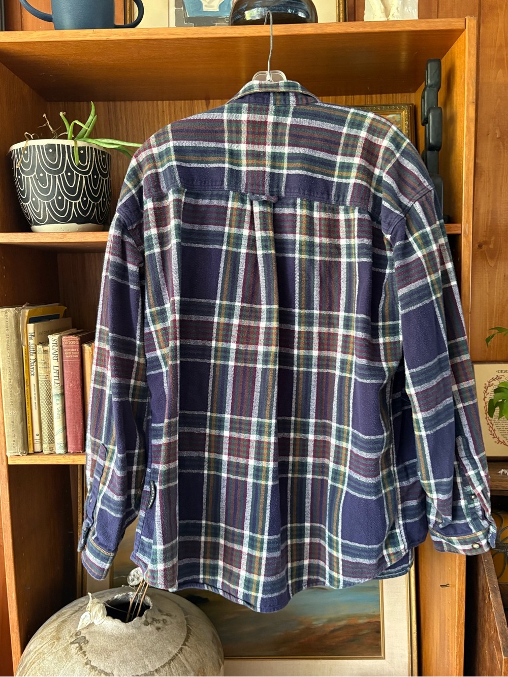 Vintage 90s Grunge Indie Sleeze Oversize Plaid XL - Picture 5 of 7
